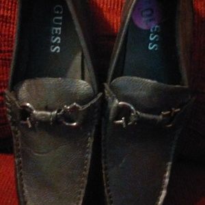 GUESS Black Men's Dress Loafer Horse Bit